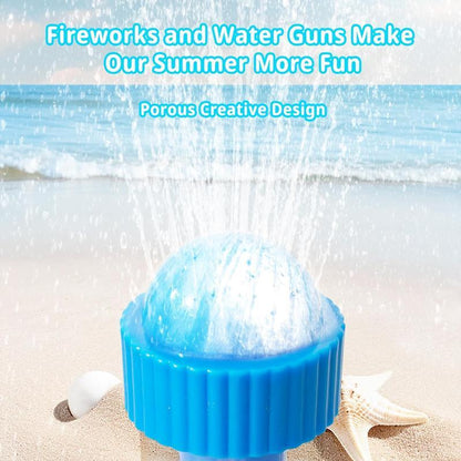 🔥360° Rotary Firework Water Blasters - Rapid-Fill Pump Action Pool Cannons for Summer Outdoor Games (Ages 3+)🔥
